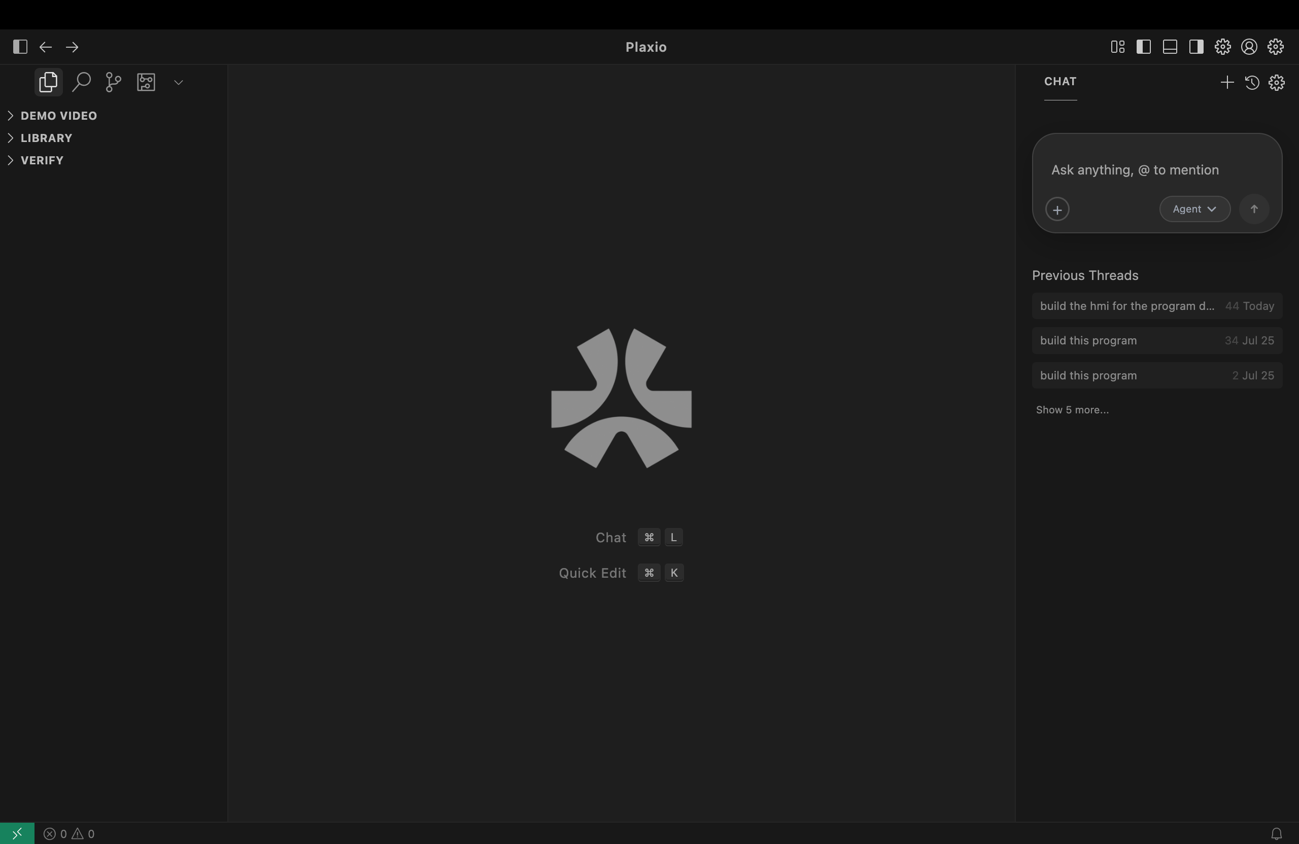Plaxio desktop IDE